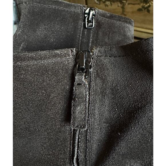 Prada Brown Suede Ankle Boot - Picture 7 of 7